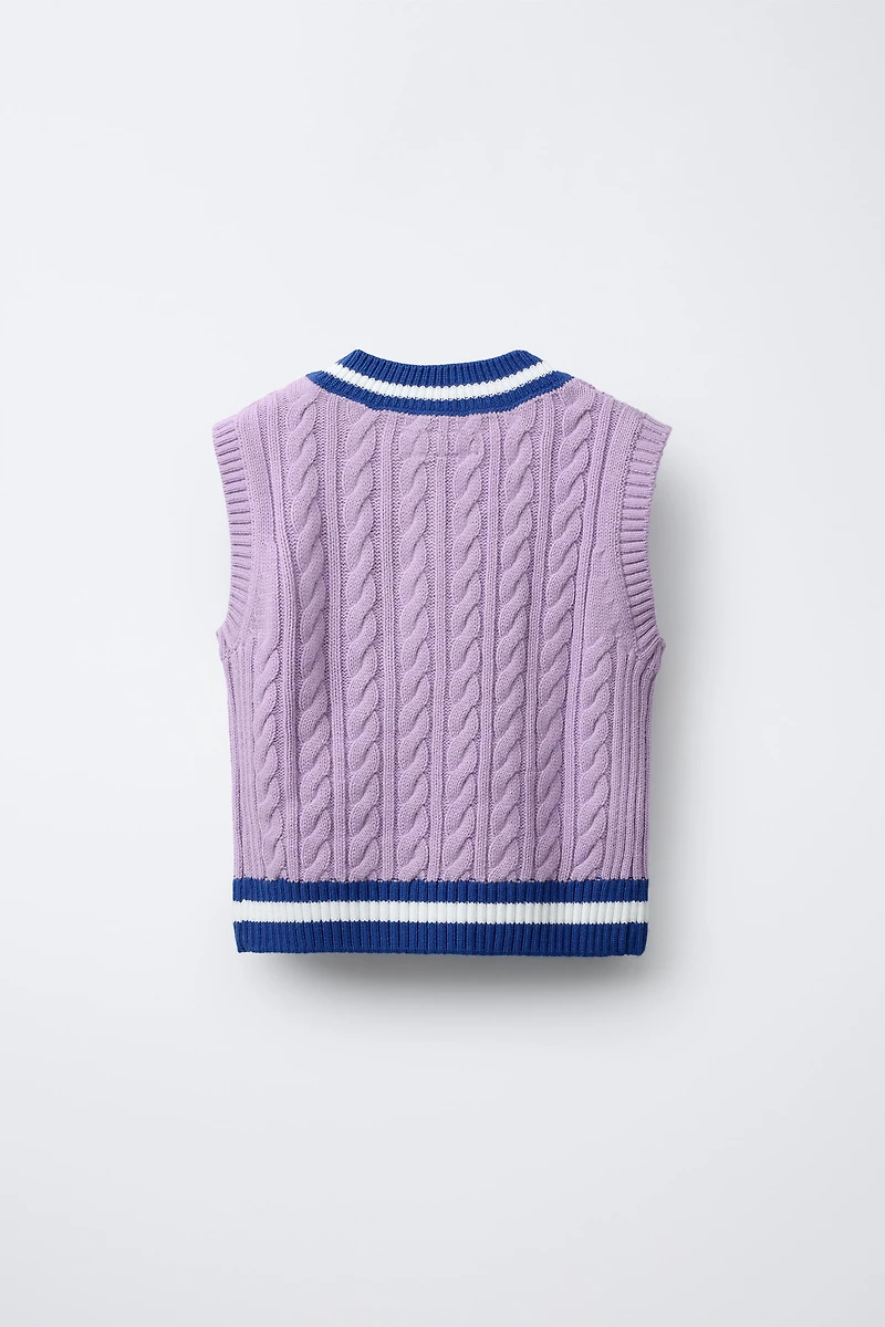 GILET EN MAILLE CHAMPION ® X ZARA