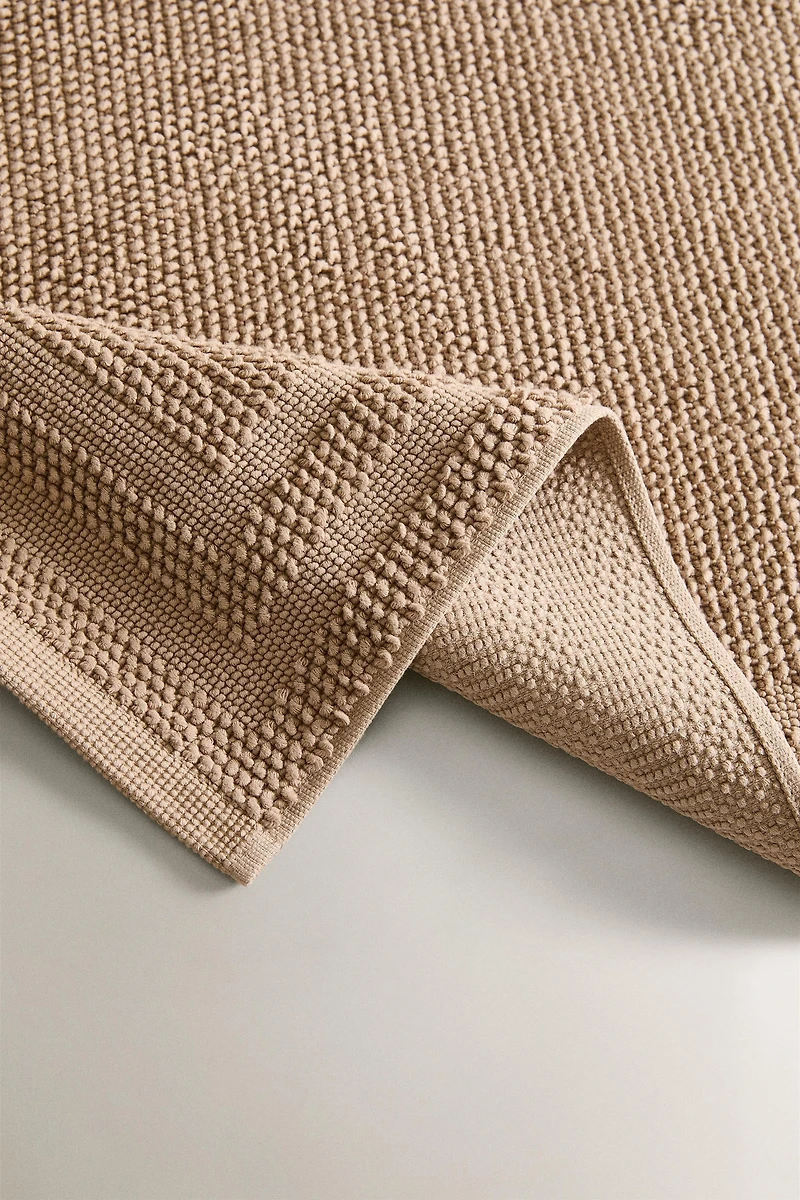 TAPIS DE BAIN COTON ANTIDÉRAPANT