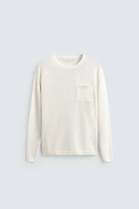 REGULAR FIT 100% LINEN JUMPER