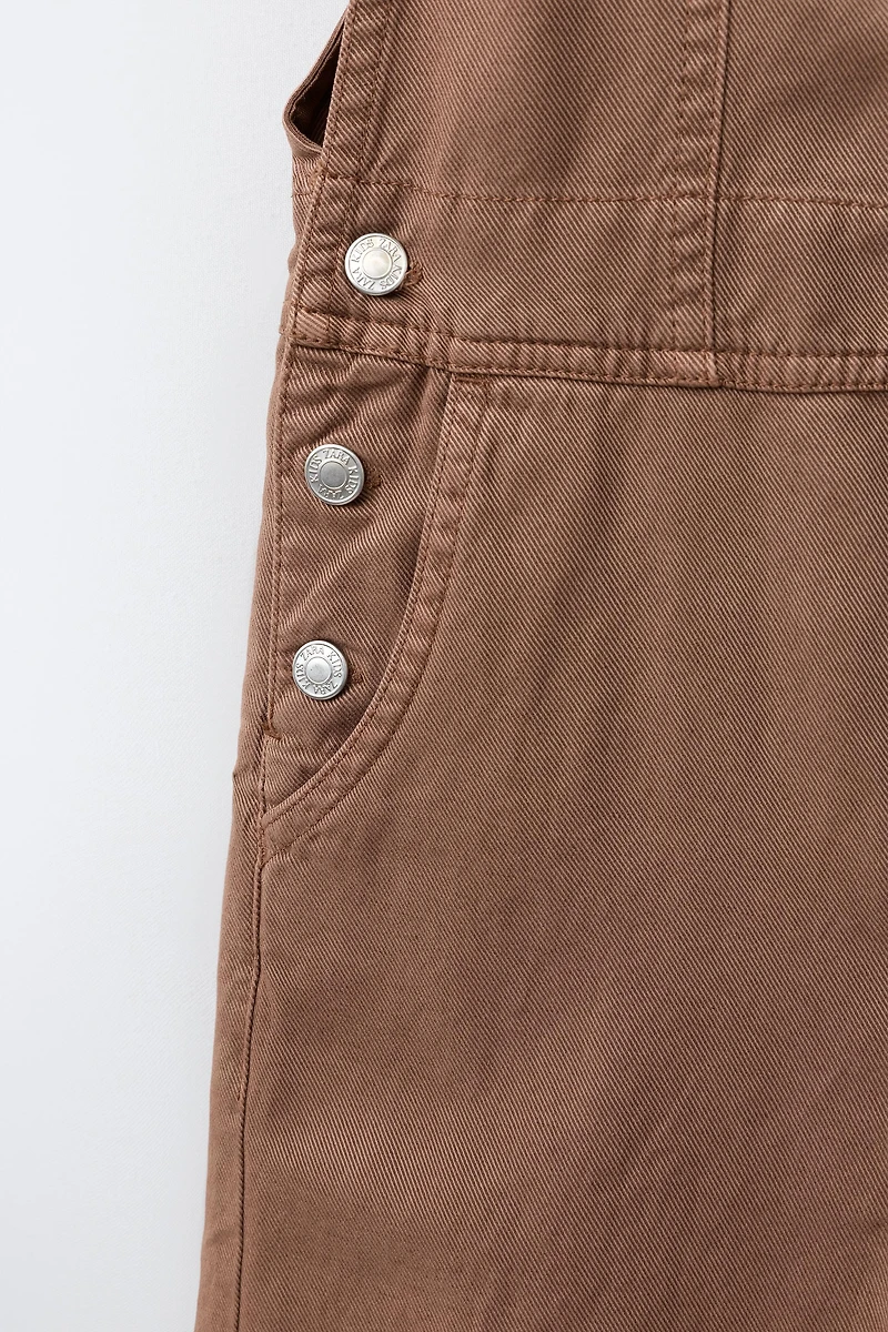 LONG LINEN BLEND JUMPSUIT