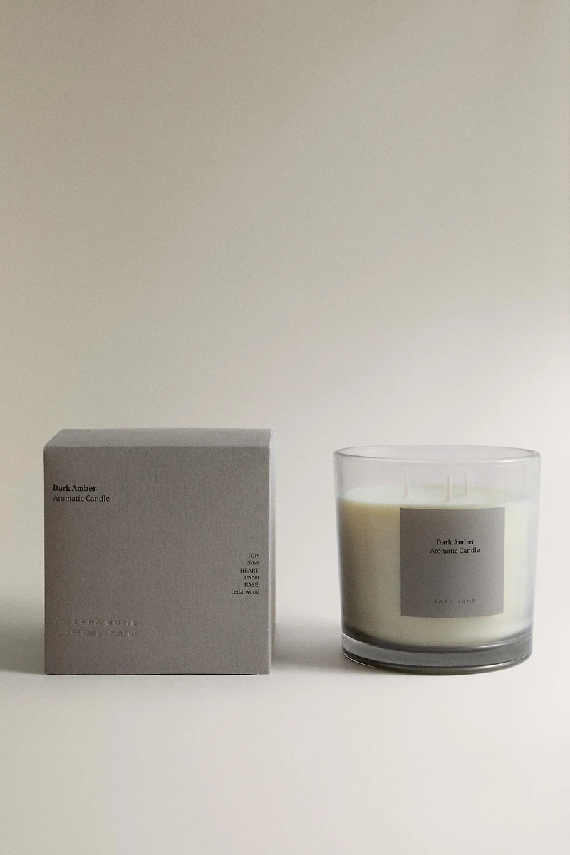 G) BOUGIE PARFUMÉE DARK AMBER