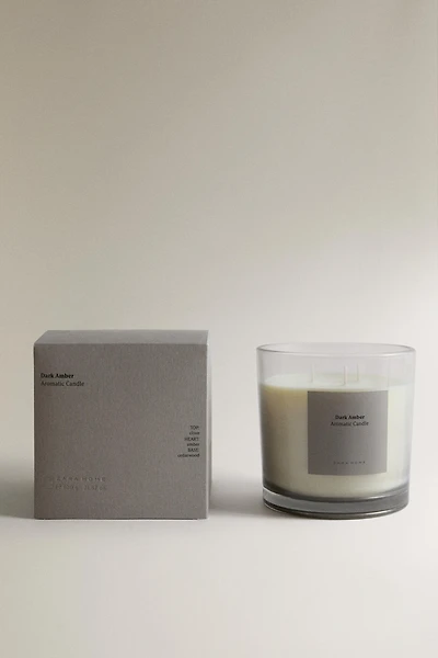 G) DARK AMBER SCENTED CANDLE