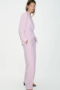 PANTALON DROIT TAILLE HAUTE