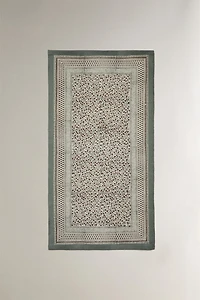 COTTON BLOCK PRINT AREA RUG