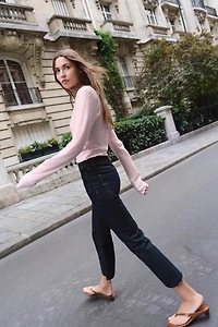 Z1975 HIGH-RISE MINI FLARE JEANS