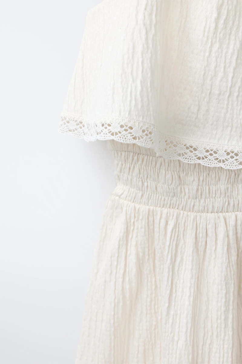 EMBROIDERED FLORAL DRESS