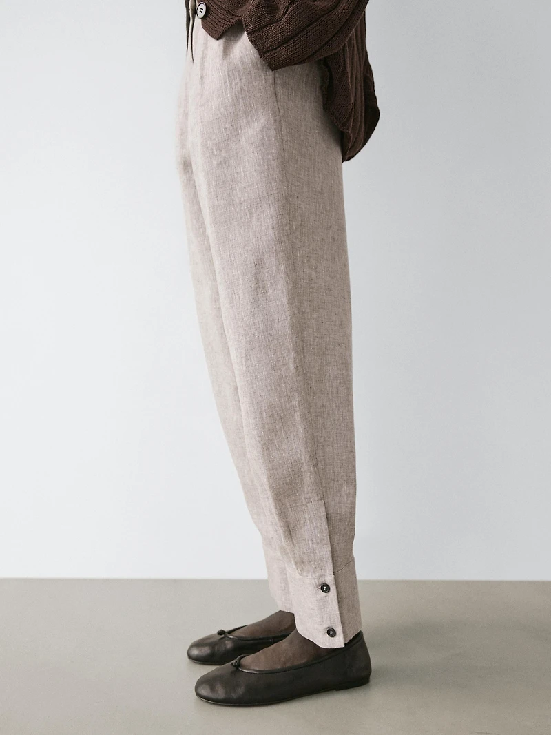 Pantalon de costume avec boucle