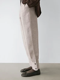 Pantalon de costume avec boucle