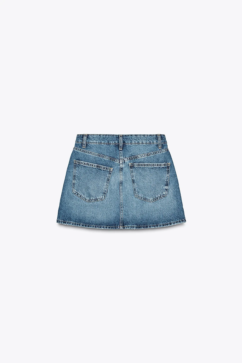 MINI-JUPE EN JEAN TRF