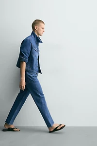 STRAIGHT ANKLE FIT JEANS