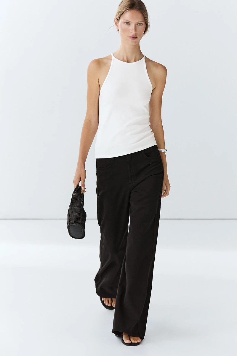 Flowy wide-leg jeans