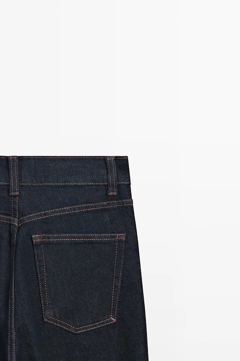 High-waist skinny flare jeans