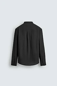 WRINKLE EFFECT POLO SHIRT