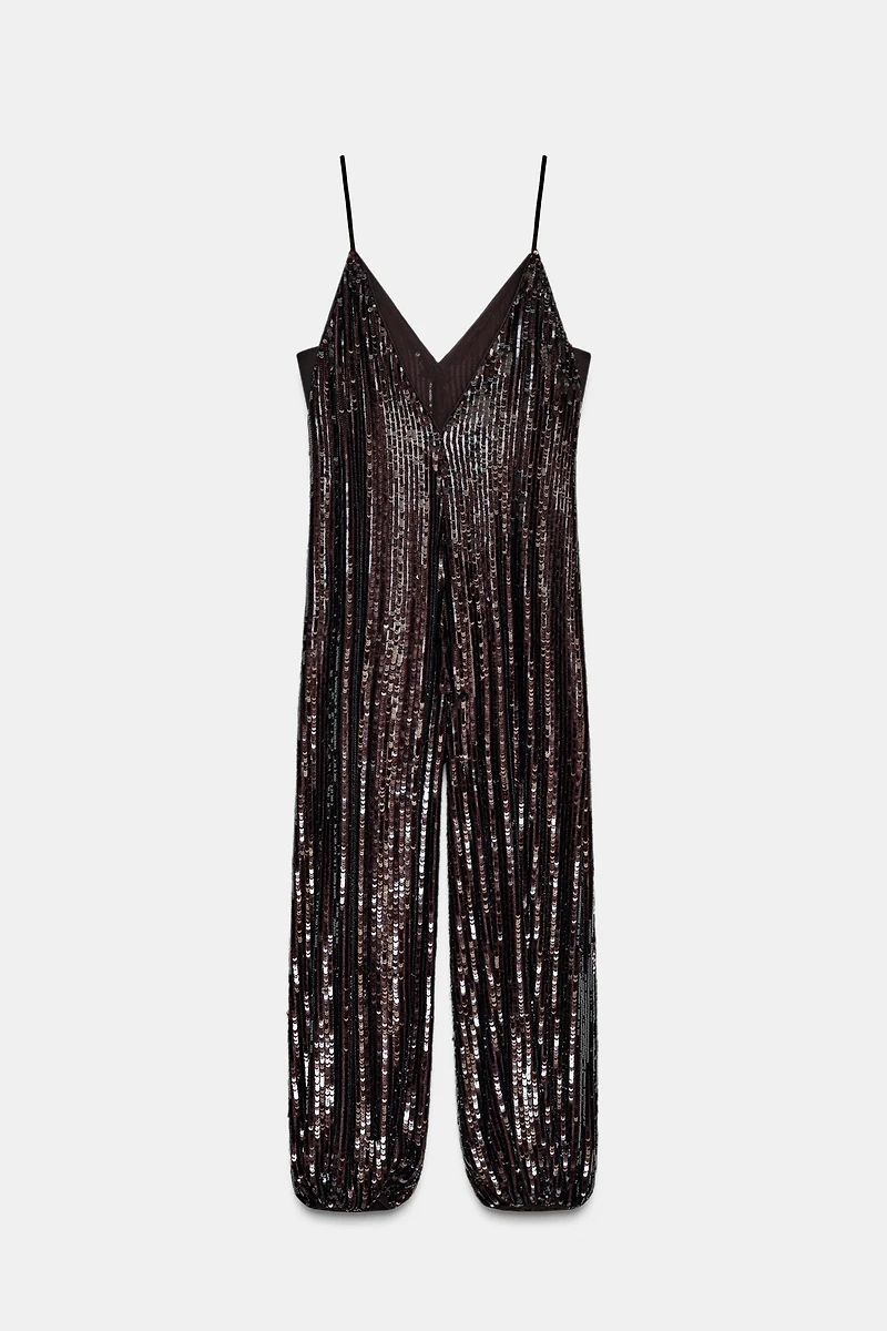 ZW COLLECTION LIMITED EDITION SEQUIN BALLOON JUMPSUIT