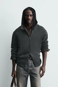 RIBBED TEXTURED JACKET