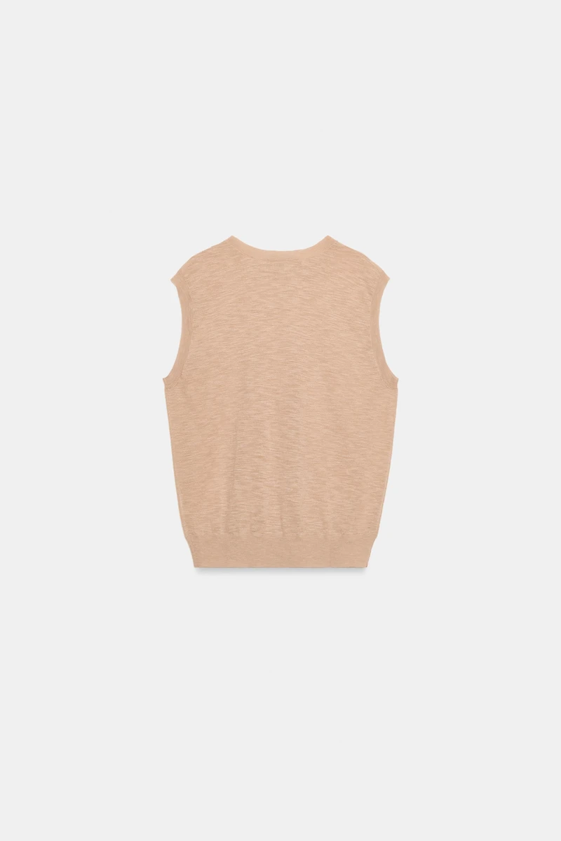 EXTRA-FINE WOOL KNIT TOP