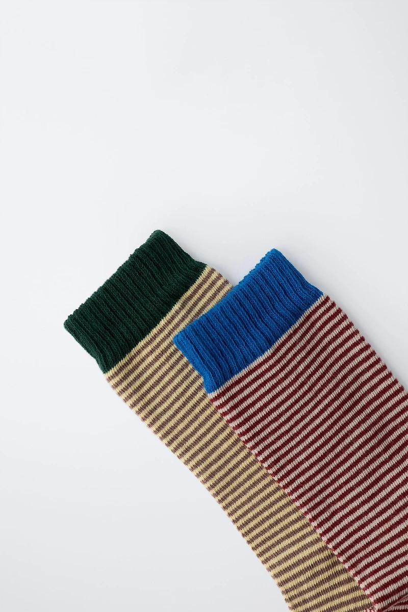 TWO-PACK OF STRIPED SOCKS