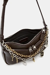 MINI CROSSBODY BAG WITH CHARM DETAIL