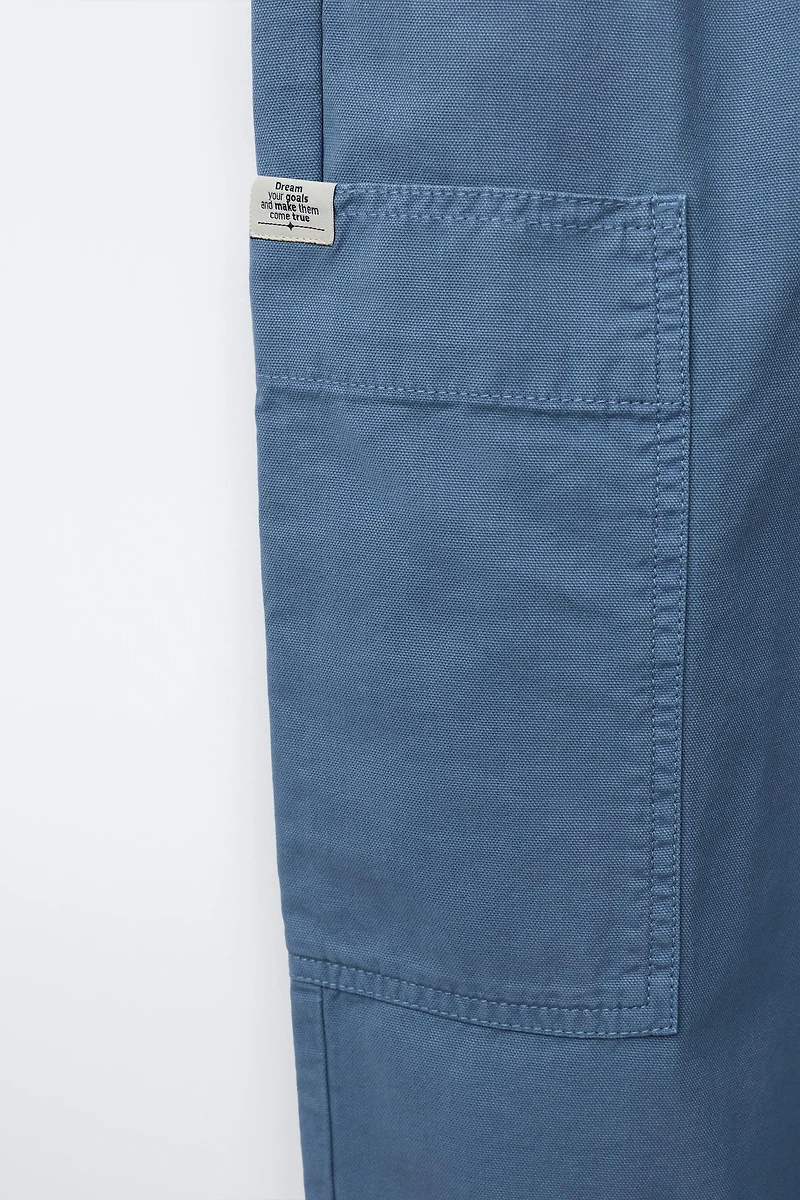 CANVAS PANTS WITH POCKETS