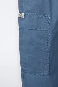 CANVAS PANTS WITH POCKETS