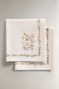 FLORAL PRINT NAPKIN (PACK OF 2)