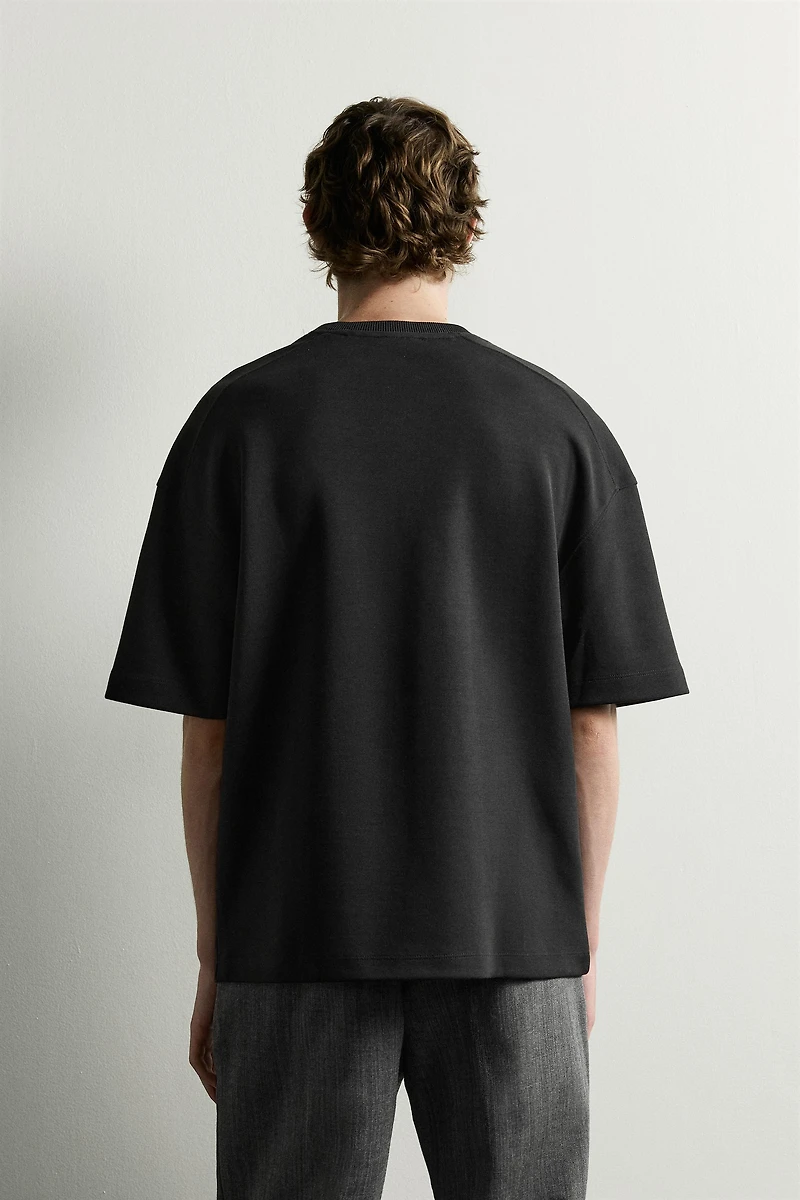 RELAXED FIT INTERLOCK SWEATSHIRT