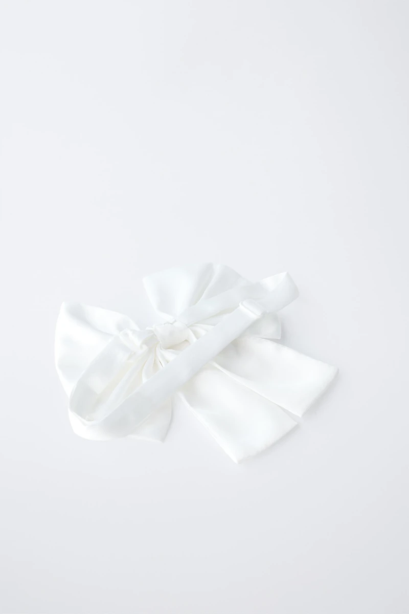SATIN BOW BOW TIE