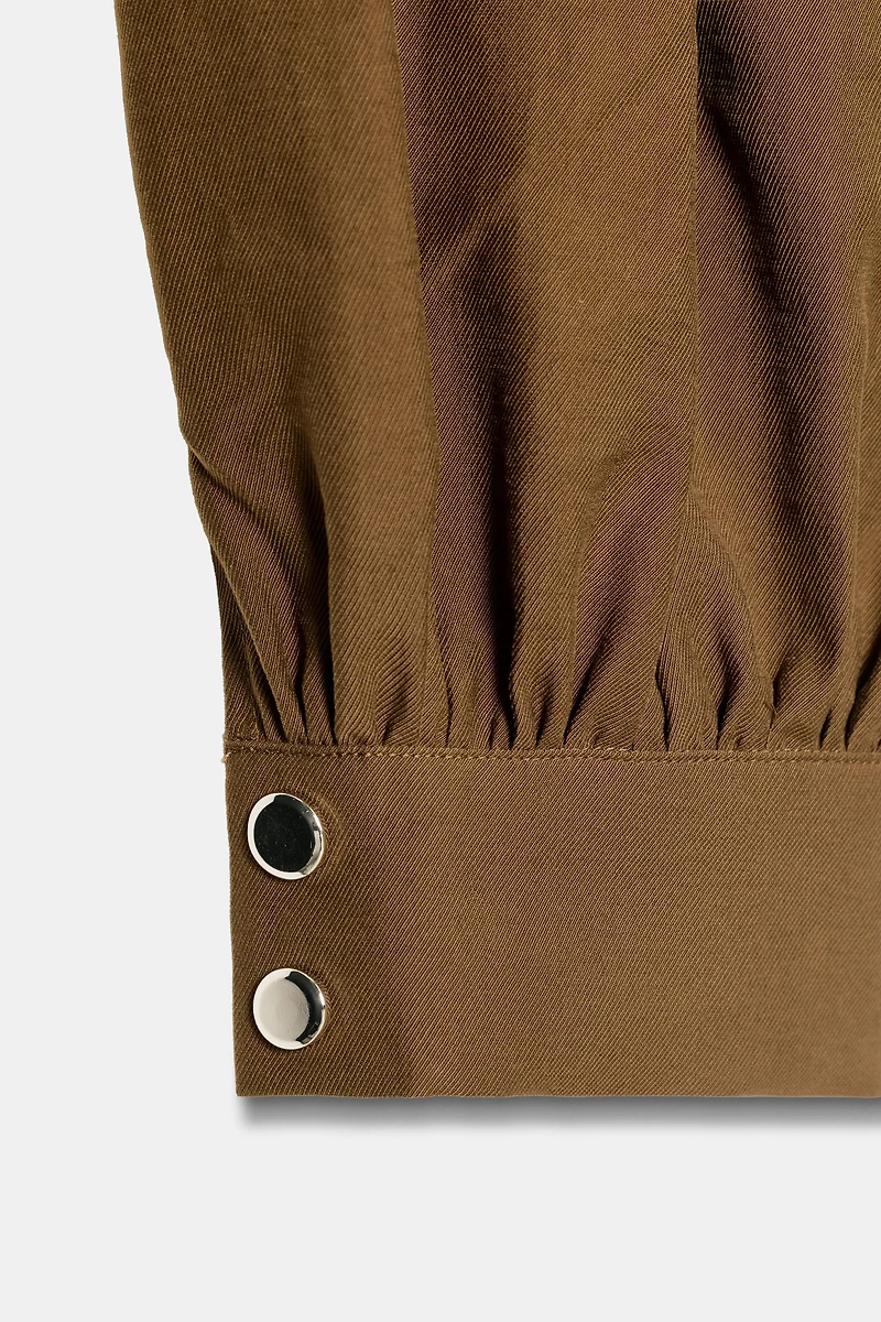 CHAIN BELT BALLOON PANTS