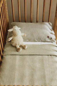 CHILDREN'S MUSLIN STRIPED DUVET COVER