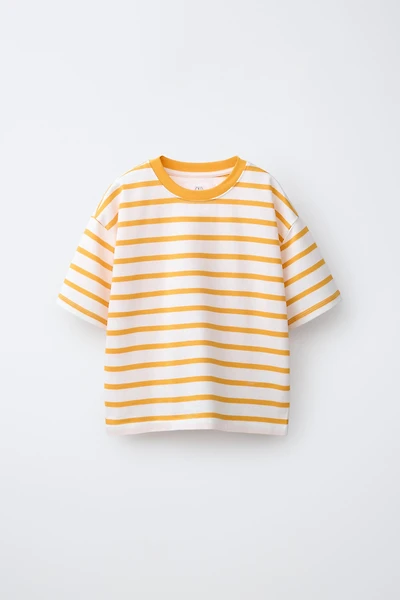 HEAVY WEIGHT STRIPED T-SHIRT