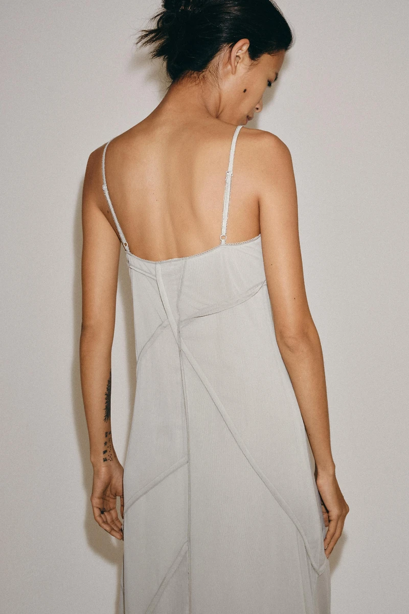 ROBE MIDI BIMATIÈRE