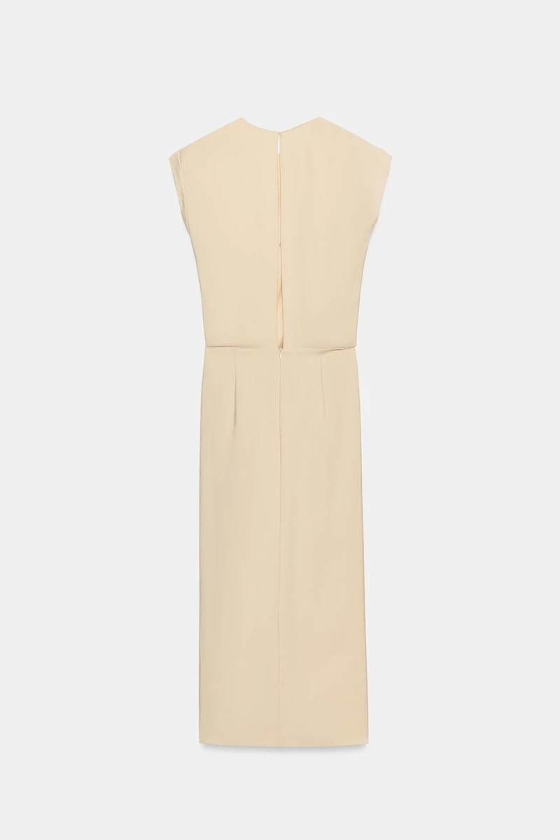 ZW COLLECTION RUFFLED MIDI DRESS