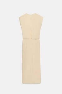 ZW COLLECTION RUFFLED MIDI DRESS