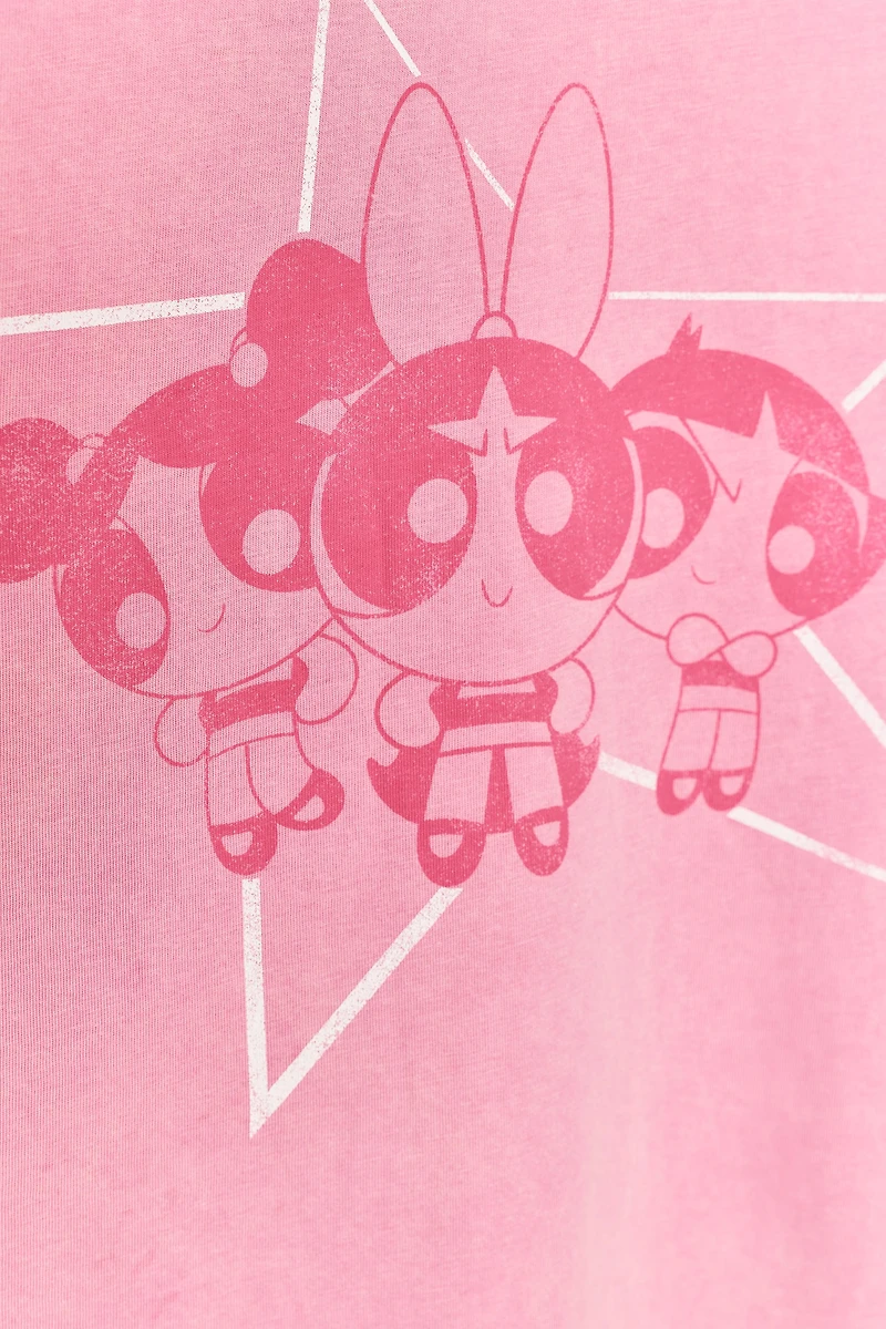 THE POWERPUFF GIRLS™ WASHED EFFECT T-SHIRT