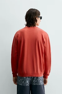 WASHED CREWNECK SWEATSHIRT