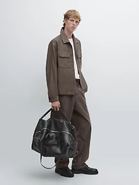 Veste en flanelle 100 % laine