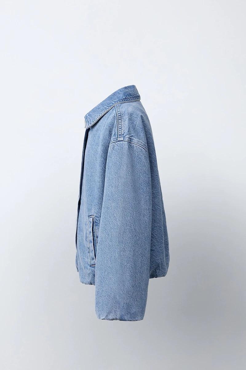 BLOUSON BOMBER EN DENIM