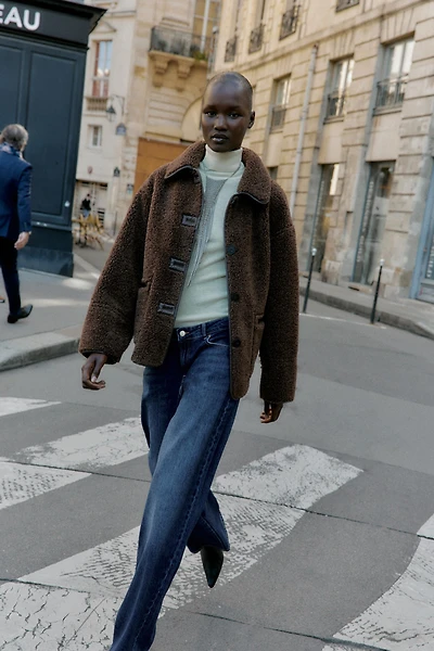 MANTEAU DOUBLE FACE RÉVERSIBLE
