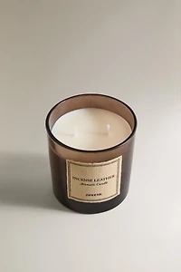 GR) INCENSE LEATHER SCENTED CANDLE