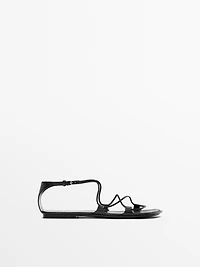 Strappy flat sandals