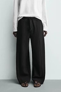 RELAXED FIT SEAMED JOGGING PANTS