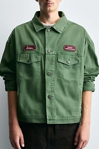 VESTE DÉLAVÉE PIÈCES