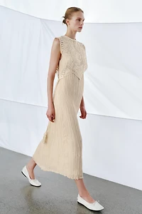 COMBINATION DRESS WITH DETACHABLE OVERLAY ZW COLLECTION
