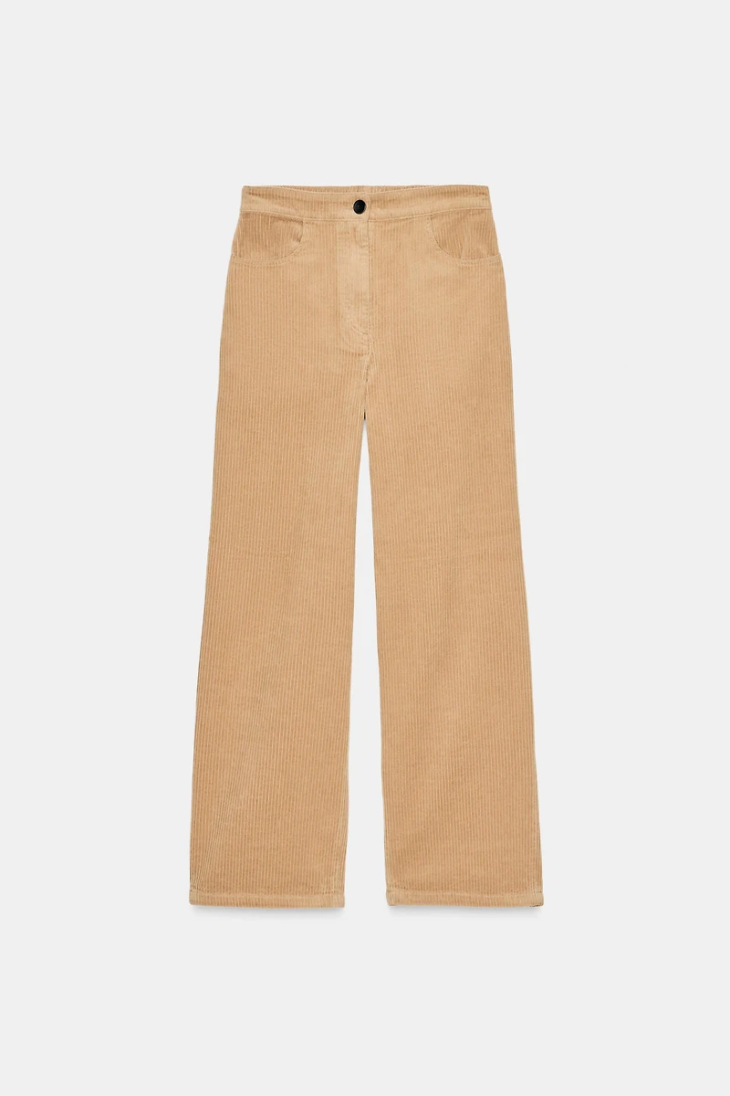 PANTALON CÔTELÉ LARGE ZW COLLECTION