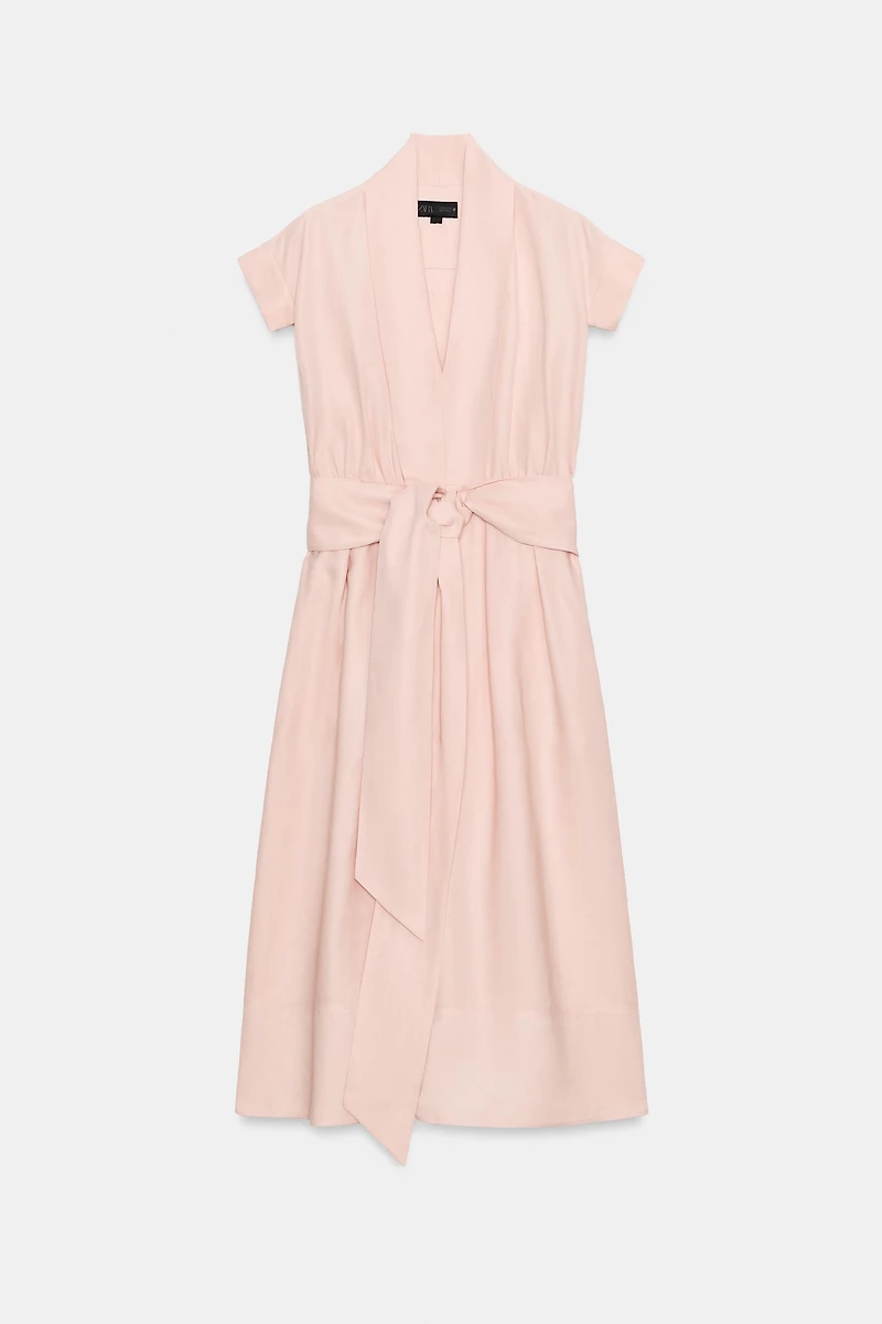 ZW COLLECTION BELTED SHIRT DRESS
