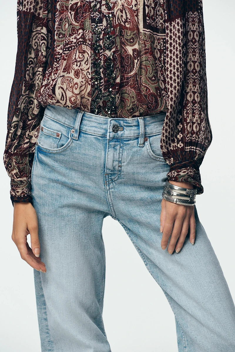 JEAN Z1975 FLARE FIT TAILLE BASSE