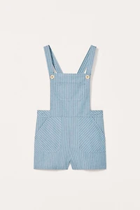 STRIPED OVERALL SHORTS LIMITED EDITION