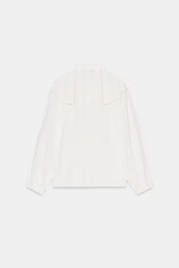 LACE AND PINTUCK SHIRT