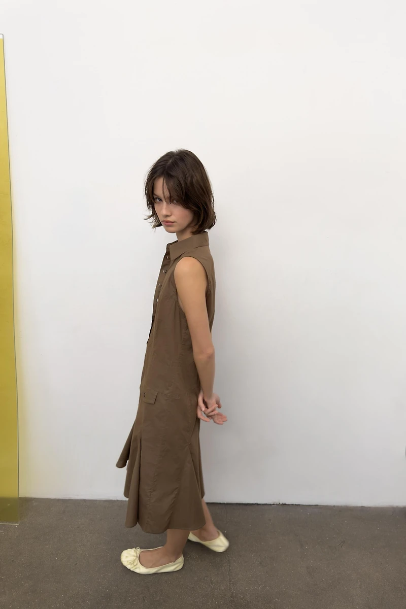 MIDI SHIRTDRESS
