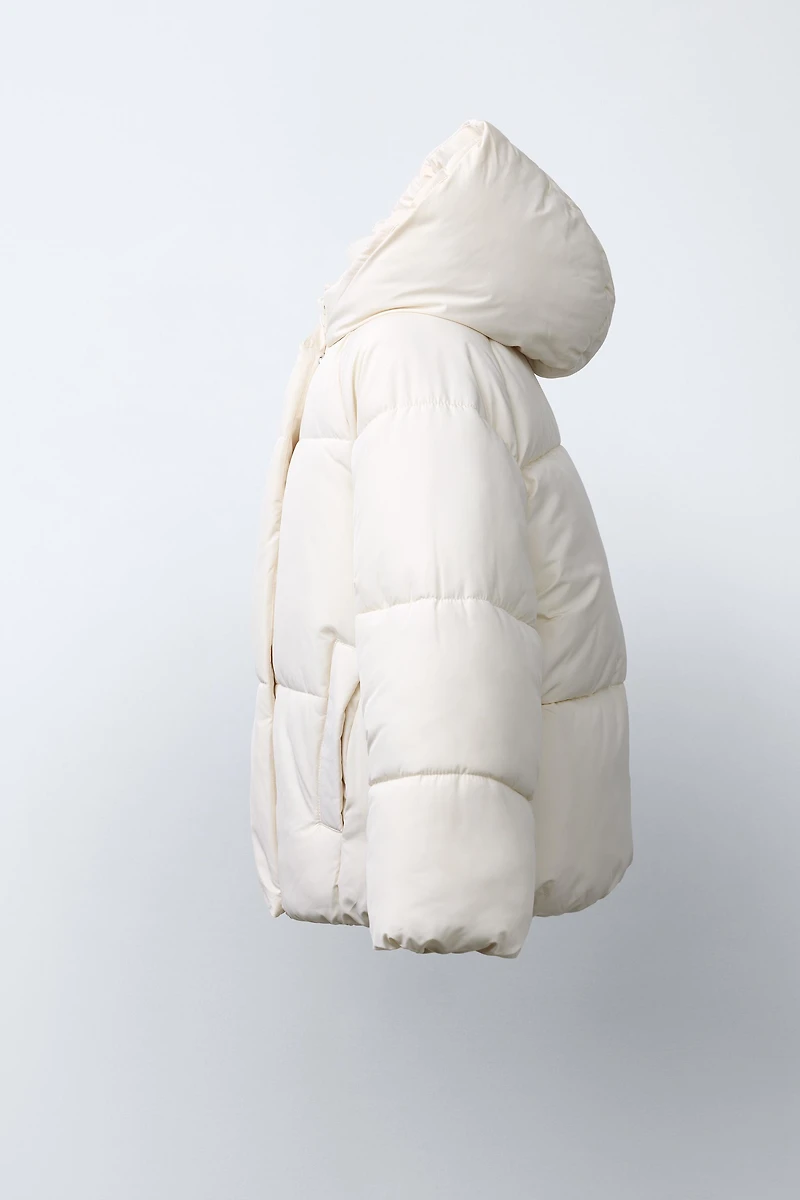 HOODED PUFFER JACKET